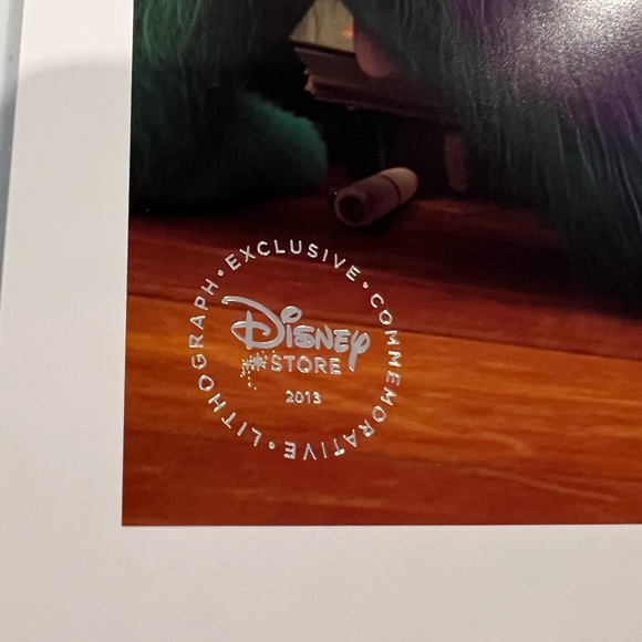 Disney Pixar 2013 Monsters University Lithograph Set Exclusive - Picture 11 of 15